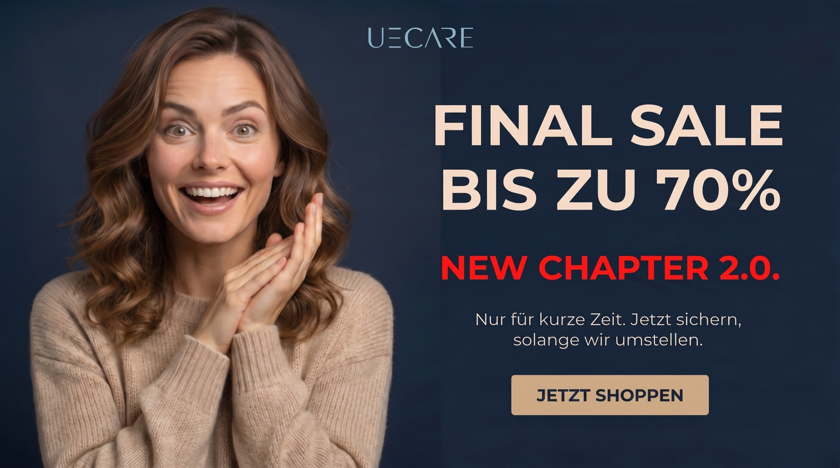 UECARE Homepage Final Sale Banner